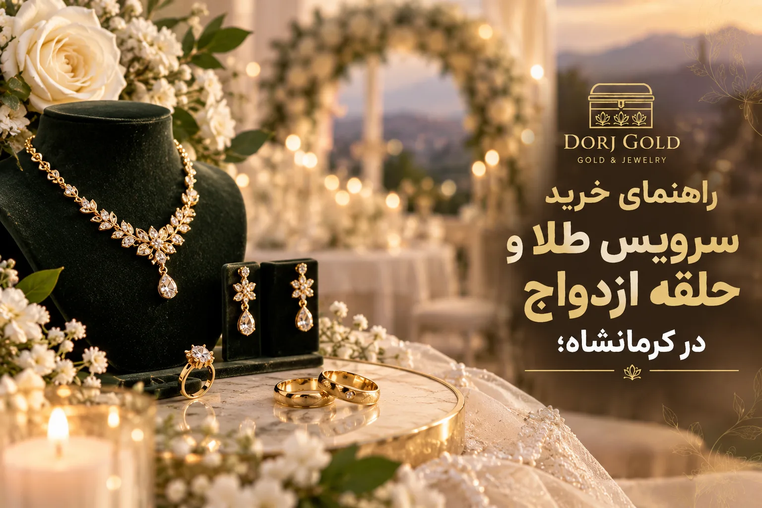 راهنمای خرید سرویس طلا و حلقه ازدواج در کرمانشاه